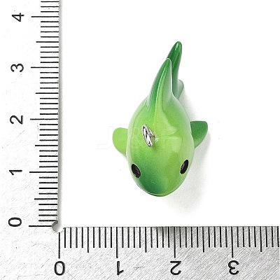 Marine Theme Opaque Resin Pendants RESI-P047-01I-P-1
