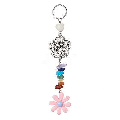 Flower Resin Keychains KEYC-JKC00556-01-1