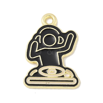Alloy Enamel Pandants FIND-M083-04E-G-1
