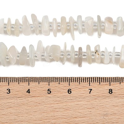 Natural White Moonstone Beads Strands GG-CBA3A44-B03-01-1