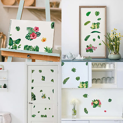 8 Sheets 8 Styles PVC Waterproof Wall Stickers DIY-WH0345-224-1