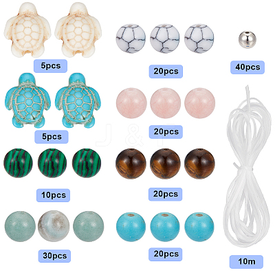 DIY Ocean Theme Bracelet Making Kit DIY-SC0024-66-1