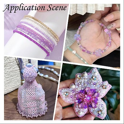 Baking Paint Glass Seed Beads SEED-S002-K11-1