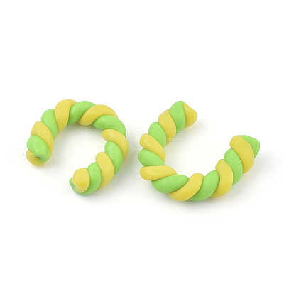 Handmade Polymer Clay Beads CLAY-Q245-16-1