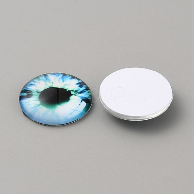 Glass Cabochons GLAA-WH0033-75H-10-1
