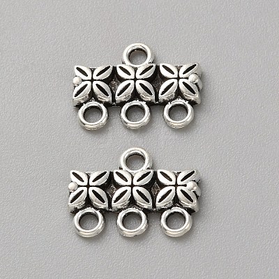 100Pcs Tibetan Style Alloy Chandelier Component Links FIND-WH0431-31E-1
