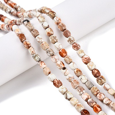 Natural Imperial Jasper Beads Strands X-G-N342-62K-1