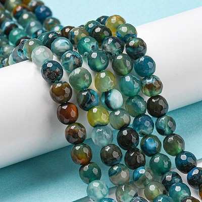 Natural Agate Beads Strands G-C082-A01-02-1