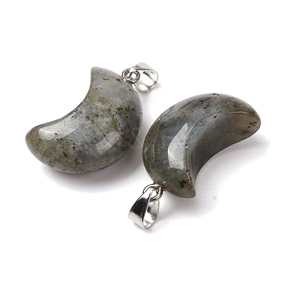 Natural Labradorite Pendants G-F820-02C-01-1
