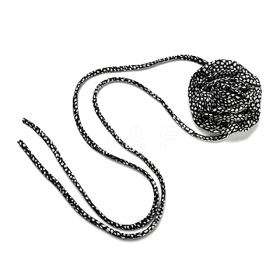 Leopard Print Pattern Fabric Rose Tie Choker Necklaces for Women NJEW-Z022-01I-1
