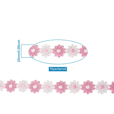 Colorful Polyester Lace Trim OCOR-TA0001-34C-1