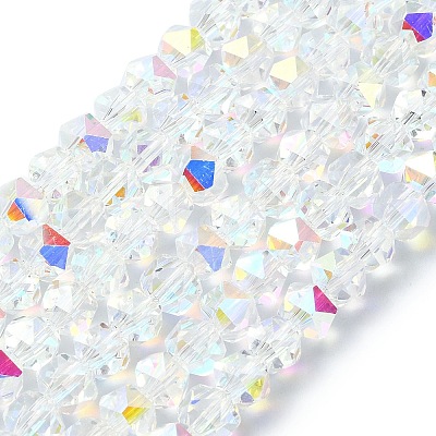Electroplate Glass Beads EGLA-L018-B-AB05-1