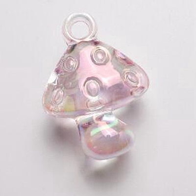 Transparent Acrylic Pendants TACR-TAC0009-07C-1