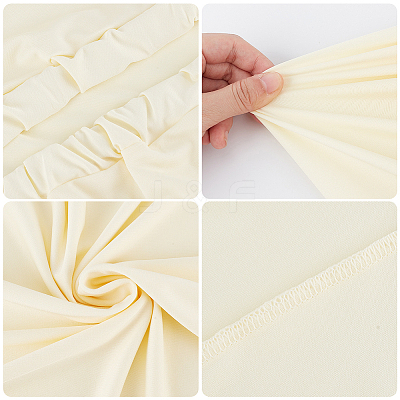 3Pcs 3 Styles Polyester Wedding Arch Cover Cloth FEPA-CN0001-01B-1