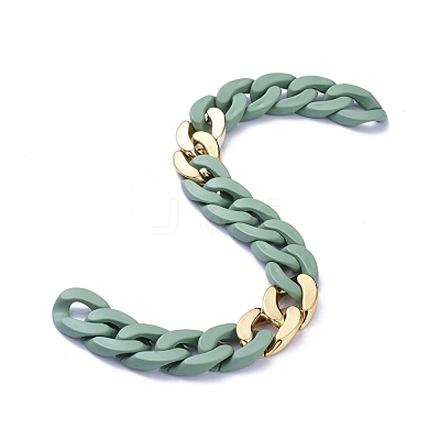 Handmade Curb Chains AJEW-JB00611-07-1