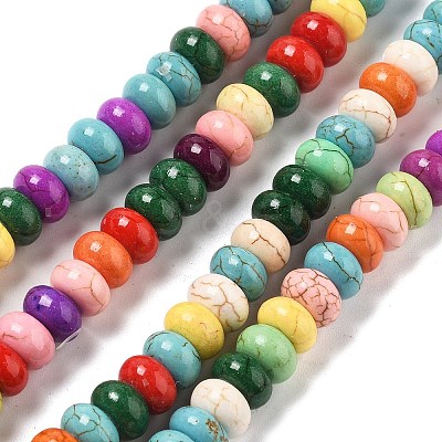 Synthetic Turquoise Beads Strands G-B140-M01-1