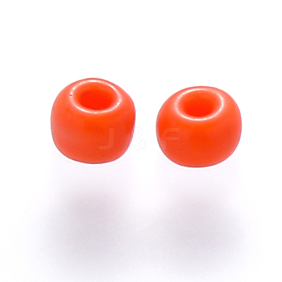 12/0 Baking Paint Glass Round Seed Beads SEED-S036-01A-01-1