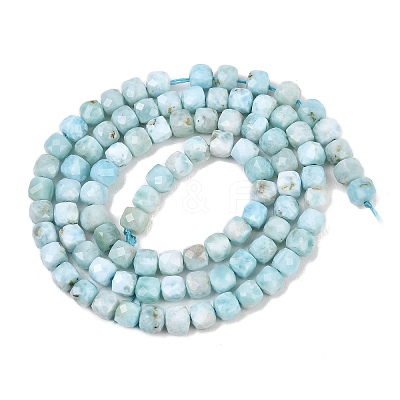 Natural Larimar Beads Strands G-F803-C01-01A-1