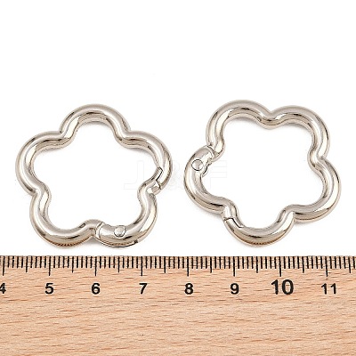 Zinc Alloy Spring Gate Rings AL-CBAC079-06P-02-1
