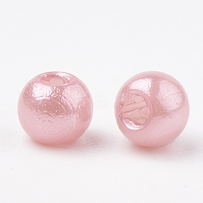 ABS Plastic Beads OACR-Q004-6mm-08-1