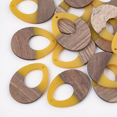 Resin & Wood Pendants X-RESI-S358-05D-1