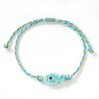Handmade Porcelain Fish Charm Adjustabale Bracelets XD8221-7-1