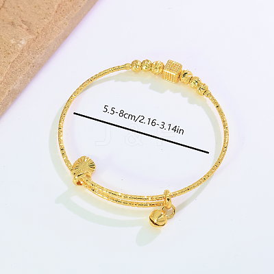 Minimalist Brass Bangles LS-GO3515-1