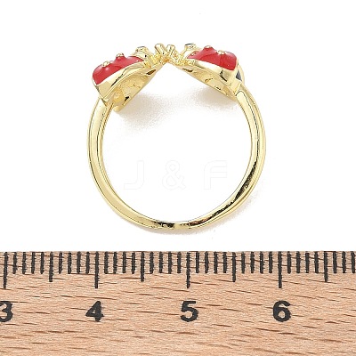 Brass Finger Rings RJEW-C165-02G-1