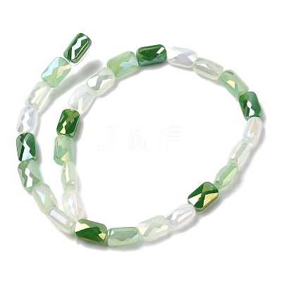 Electroplate Glass Beads Strands EGLA-P065-02A-07-1
