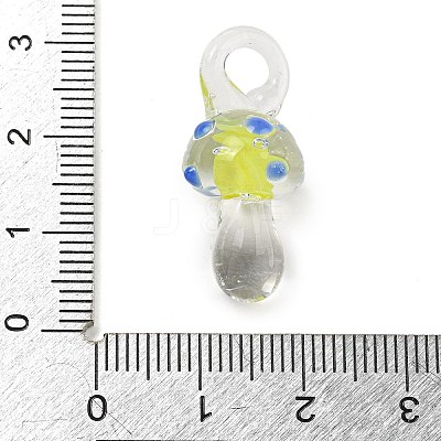 Handmade Lampwork Pendants LAMP-S067-02B-1