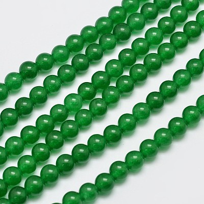 Natural & Dyed Malaysia Jade Bead Strands X-G-A146-6mm-A06-1