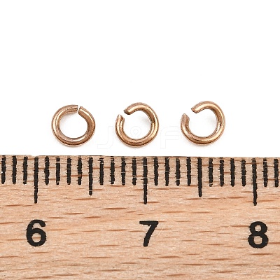 304 Stainless Steel Open Jump Rings STAS-M235-02D-RG-1