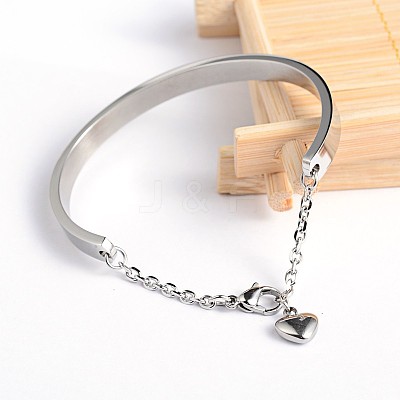 Tarnish Resistant 304 Stainless Steel Bracelets BJEW-H0003-10A-1