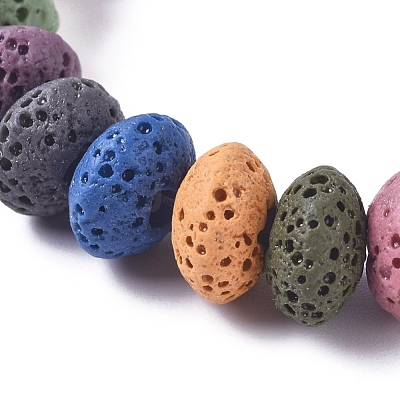 Natural Lava Rock Beads Strands X-G-L545-A-01-1