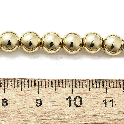 Electroplated Synthetic Magnetic Hematite Beads Strands G-L613-F01-01A-1