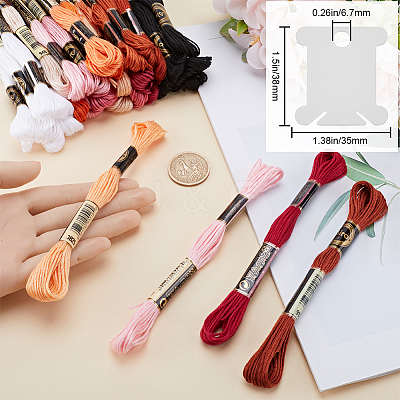 3 Sets 3 Style 6-Ply Polyester Embroidery Floss OCOR-GF0003-41A-1