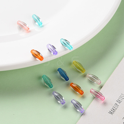 Transparent Acrylic Beads TACR-S154-07A-1
