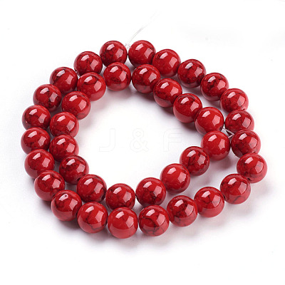 Synthetic Turquoise Beads Strands TURQ-H038-10mm-XXS17-1