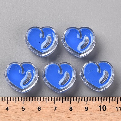 Transparent Enamel Acrylic Beads TACR-S155-004K-1
