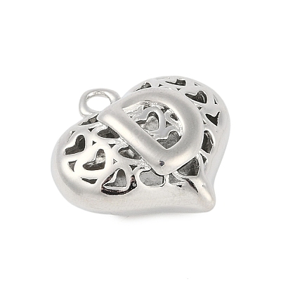 Hollow Brass Pendants for Valentine's Day KK-M289-03D-P-1