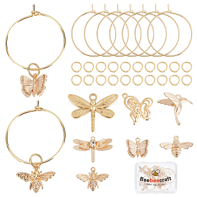 DIY Animal Wine Glass Charm Making Kit DIY-BBC0001-20-1