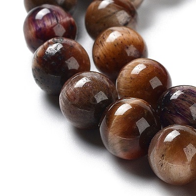 Natural Rainbow Tiger Eye Beads Strands G-NH0002-A01-B05-1