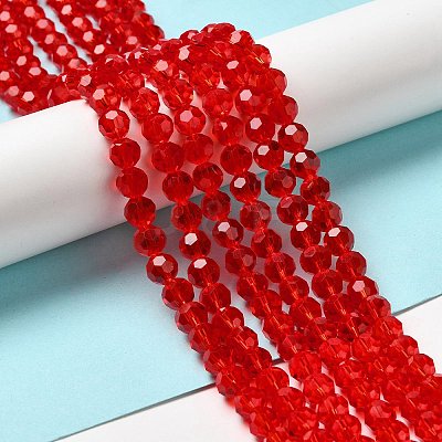 Transparent Glass Beads EGLA-A035-T8mm-D01-1