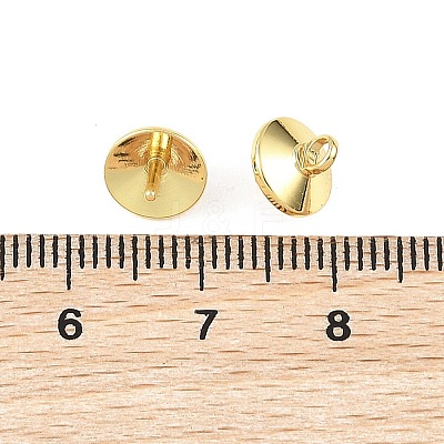 SHEGRACE Brass Cup Pearl Peg Bails Pin Pendants XGRQ1R671-349G-1