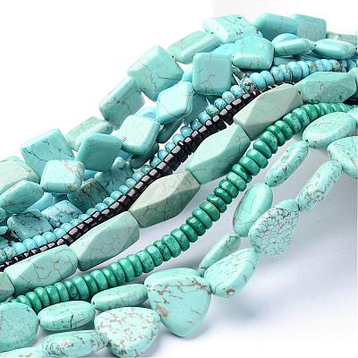 Natural Magnesite Bead Strands TURQ-G930-03-1
