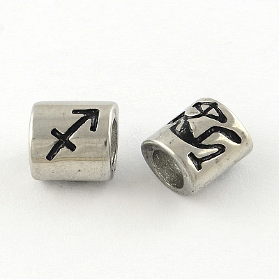 Tarnish Resistant Smooth Surface 304 Stainless Steel European Bead STAS-R079-A11-1