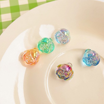 Transparent Acrylic Bead OACR-H028-C03-1