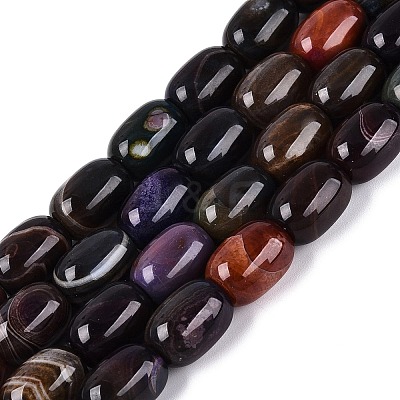 Natural Fire Crackle Agate Beads Strands G-Q606-108B-1
