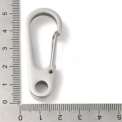 Non-Tarnish 304 Stainless Steel Keychain Clasps STAS-G321-02P-1