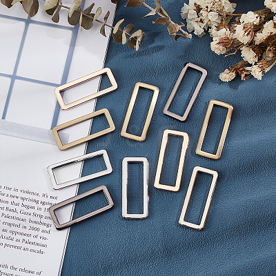 8Pcs 4 Color Zinc Alloy Ring FIND-PH0002-46-1